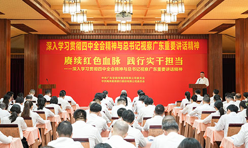 “賡續(xù)紅色血脈 踐行實干擔當” <br>深入學習貫徹四中全會精神與總書記視察廣東重要講話精神